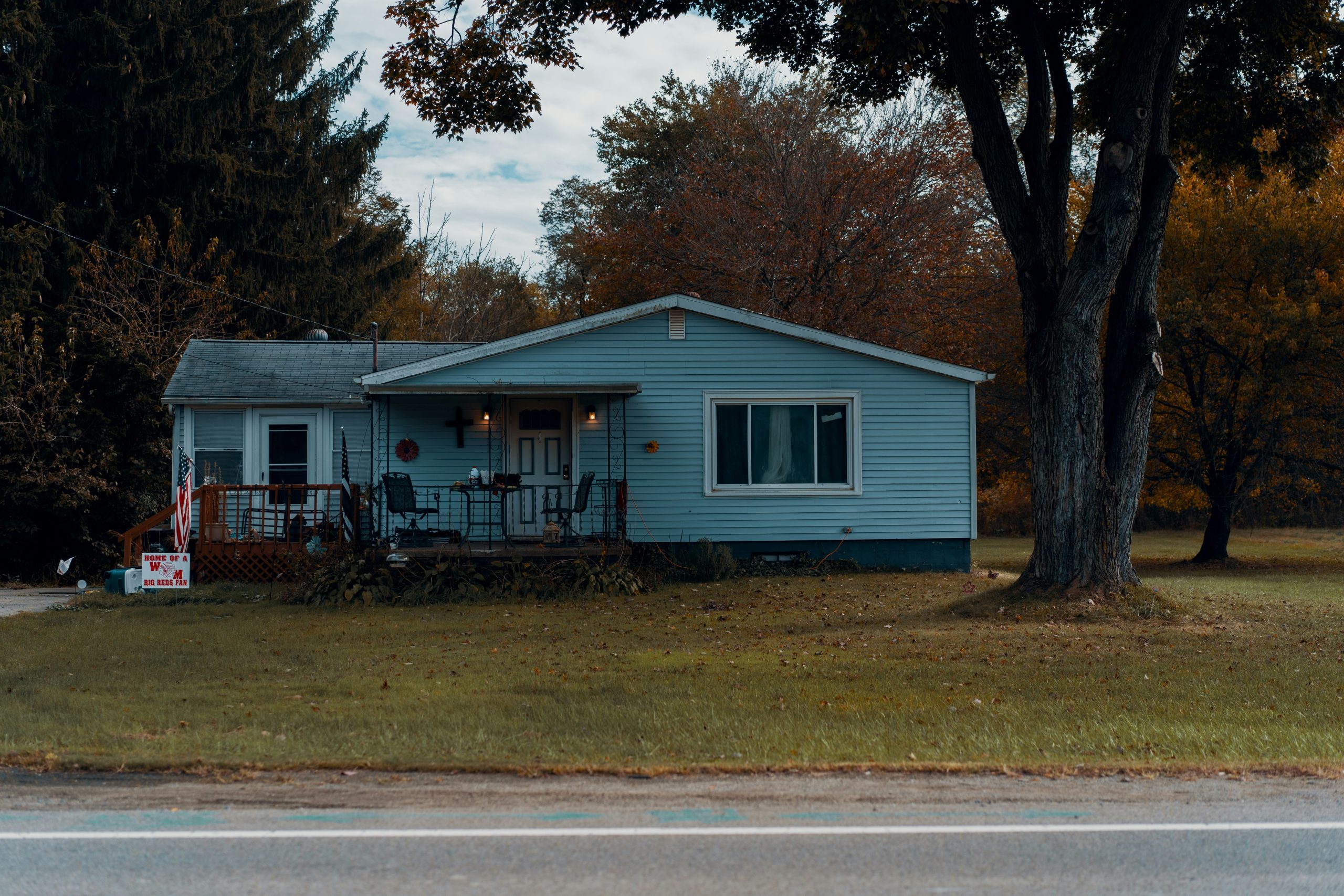 Modular home across the street